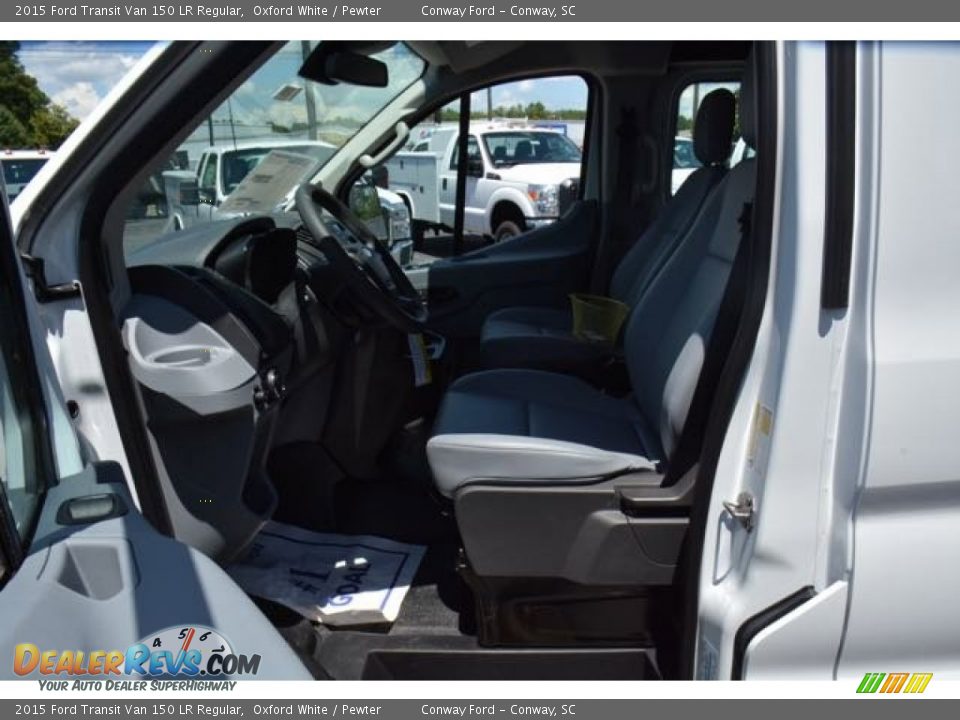 2015 Ford Transit Van 150 LR Regular Oxford White / Pewter Photo #9