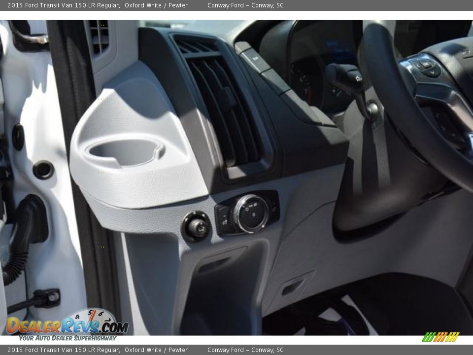 2015 Ford Transit Van 150 LR Regular Oxford White / Pewter Photo #10