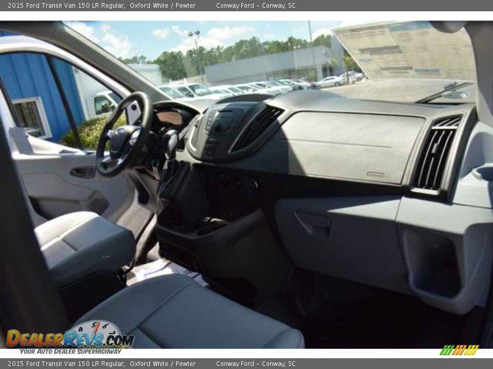 2015 Ford Transit Van 150 LR Regular Oxford White / Pewter Photo #15