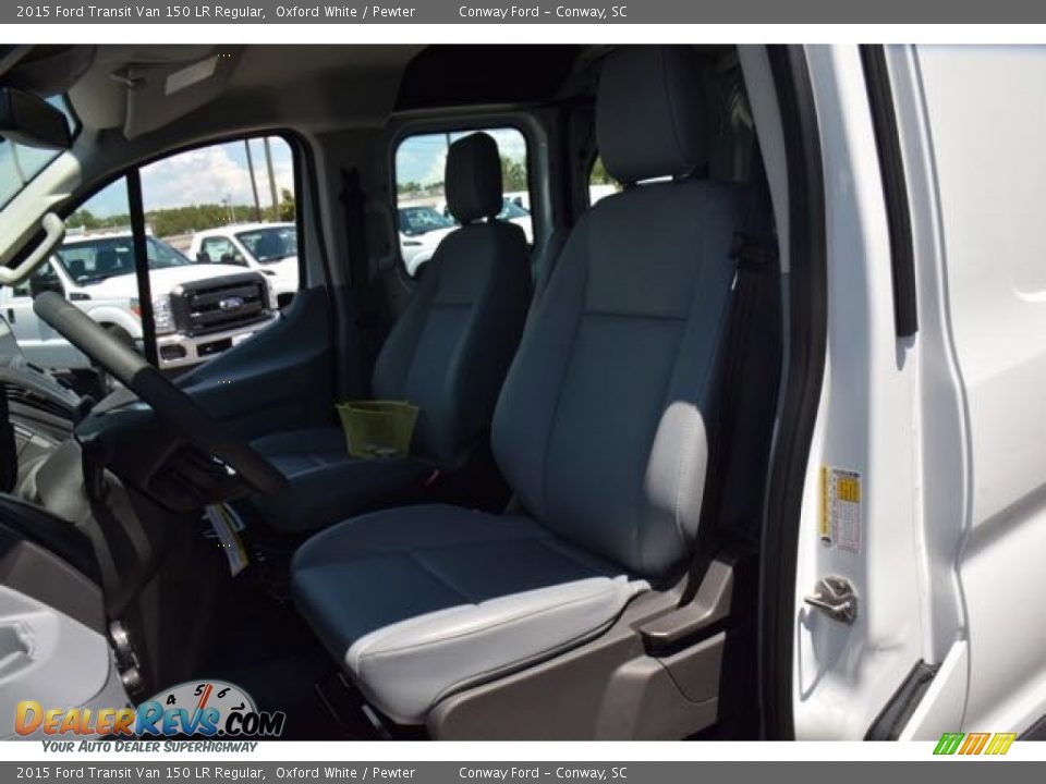 2015 Ford Transit Van 150 LR Regular Oxford White / Pewter Photo #16