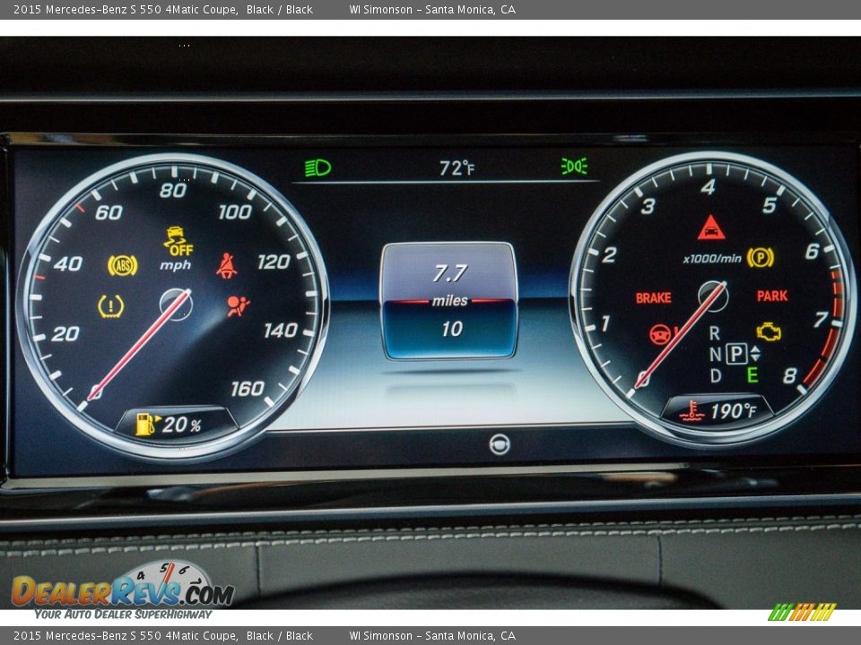 2015 Mercedes-Benz S 550 4Matic Coupe Black / Black Photo #8