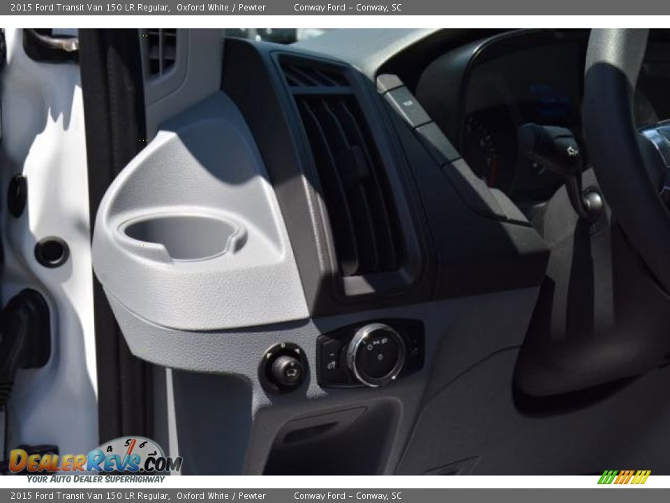 2015 Ford Transit Van 150 LR Regular Oxford White / Pewter Photo #18