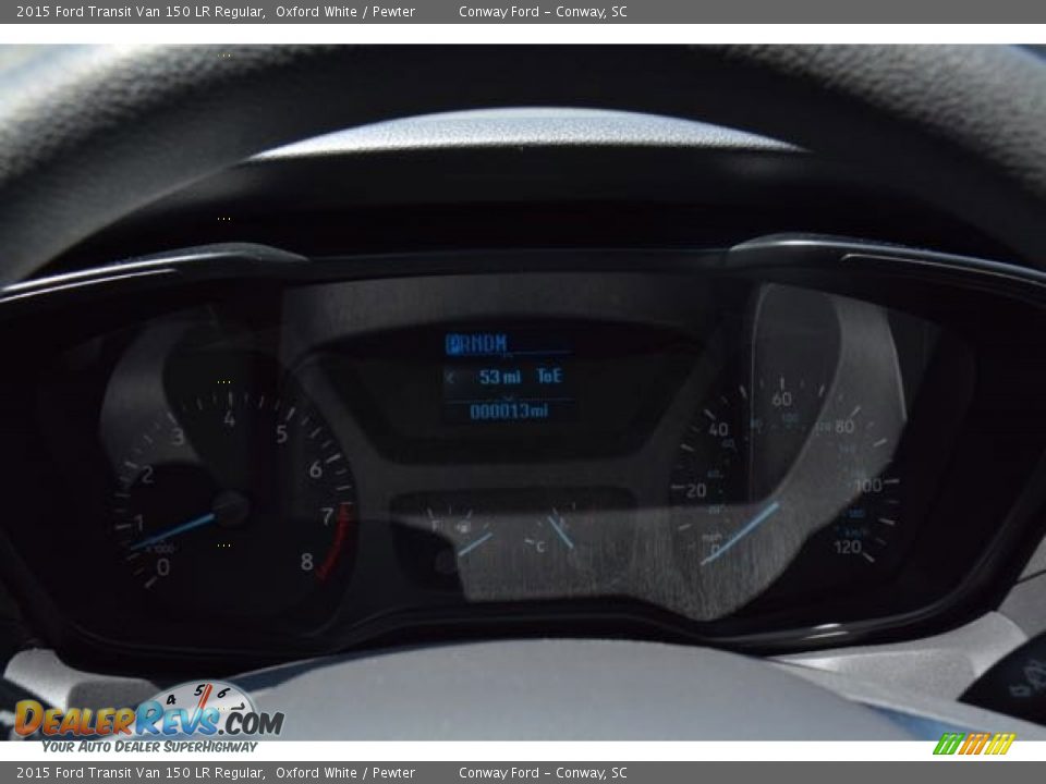 2015 Ford Transit Van 150 LR Regular Oxford White / Pewter Photo #19