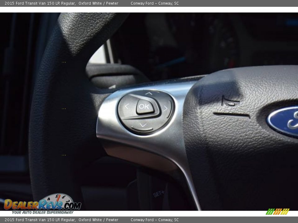 2015 Ford Transit Van 150 LR Regular Oxford White / Pewter Photo #20