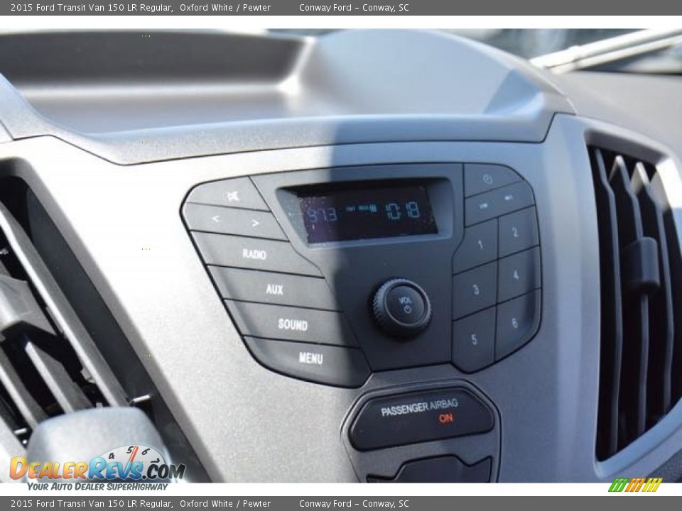 2015 Ford Transit Van 150 LR Regular Oxford White / Pewter Photo #22