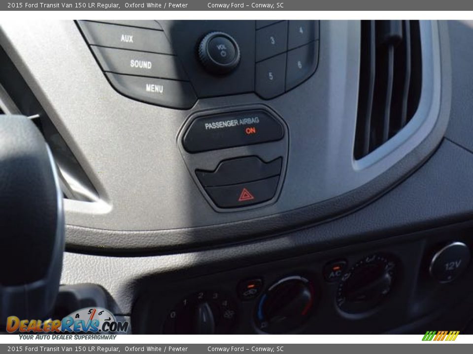 2015 Ford Transit Van 150 LR Regular Oxford White / Pewter Photo #23
