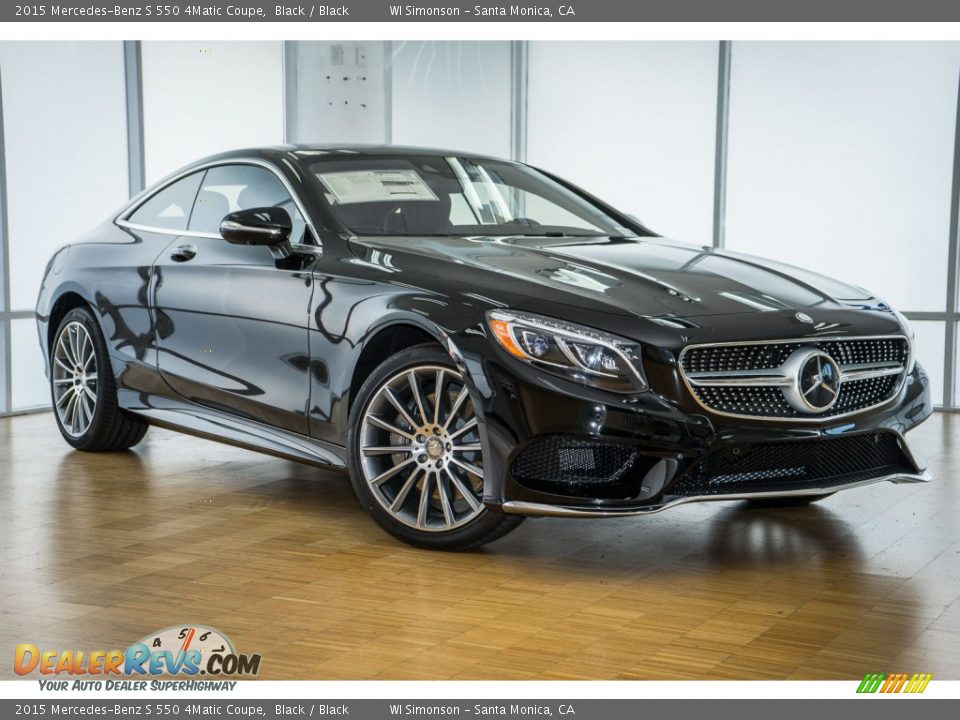 Front 3/4 View of 2015 Mercedes-Benz S 550 4Matic Coupe Photo #12