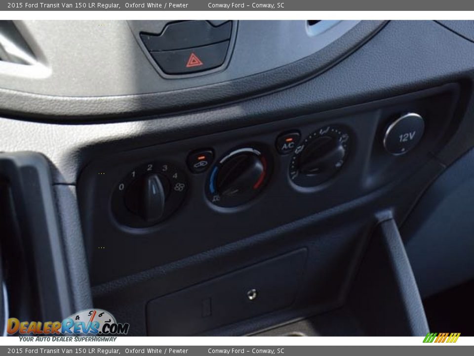 2015 Ford Transit Van 150 LR Regular Oxford White / Pewter Photo #24