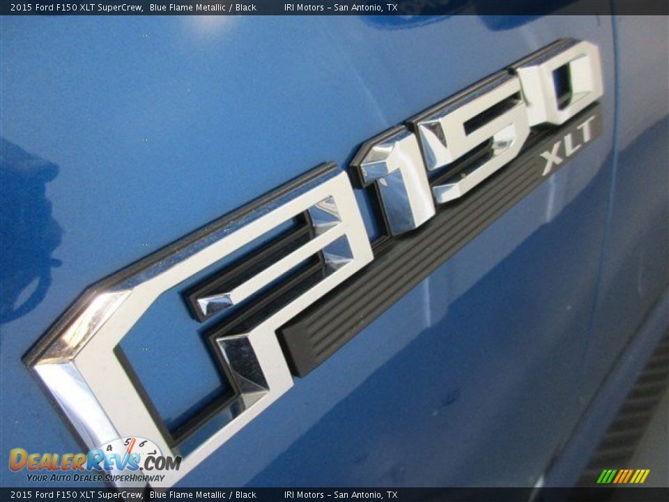 2015 Ford F150 XLT SuperCrew Blue Flame Metallic / Black Photo #4