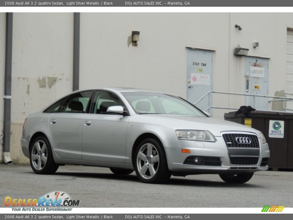 Front 3/4 View of 2008 Audi A6 3.2 quattro Sedan Photo #3