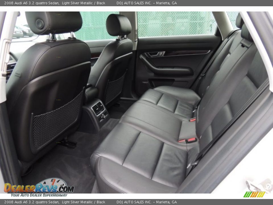 2008 Audi A6 3.2 quattro Sedan Light Silver Metallic / Black Photo #10