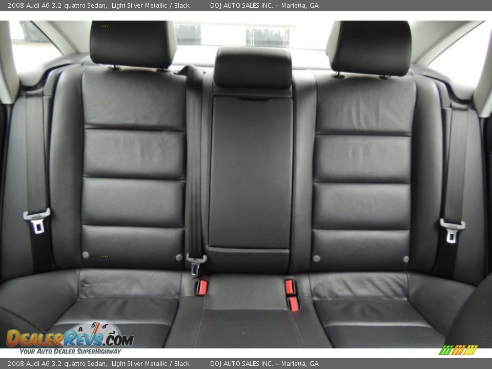 2008 Audi A6 3.2 quattro Sedan Light Silver Metallic / Black Photo #11