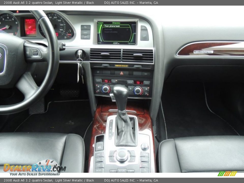 2008 Audi A6 3.2 quattro Sedan Light Silver Metallic / Black Photo #26