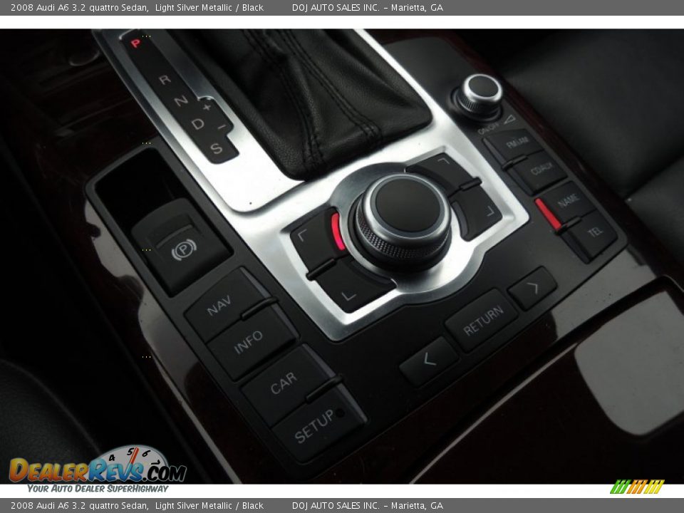 2008 Audi A6 3.2 quattro Sedan Light Silver Metallic / Black Photo #29