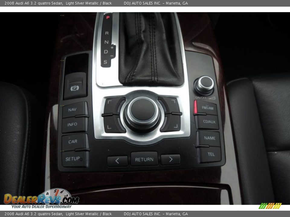 2008 Audi A6 3.2 quattro Sedan Light Silver Metallic / Black Photo #30