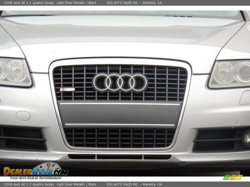 2008 Audi A6 3.2 quattro Sedan Light Silver Metallic / Black Photo #33