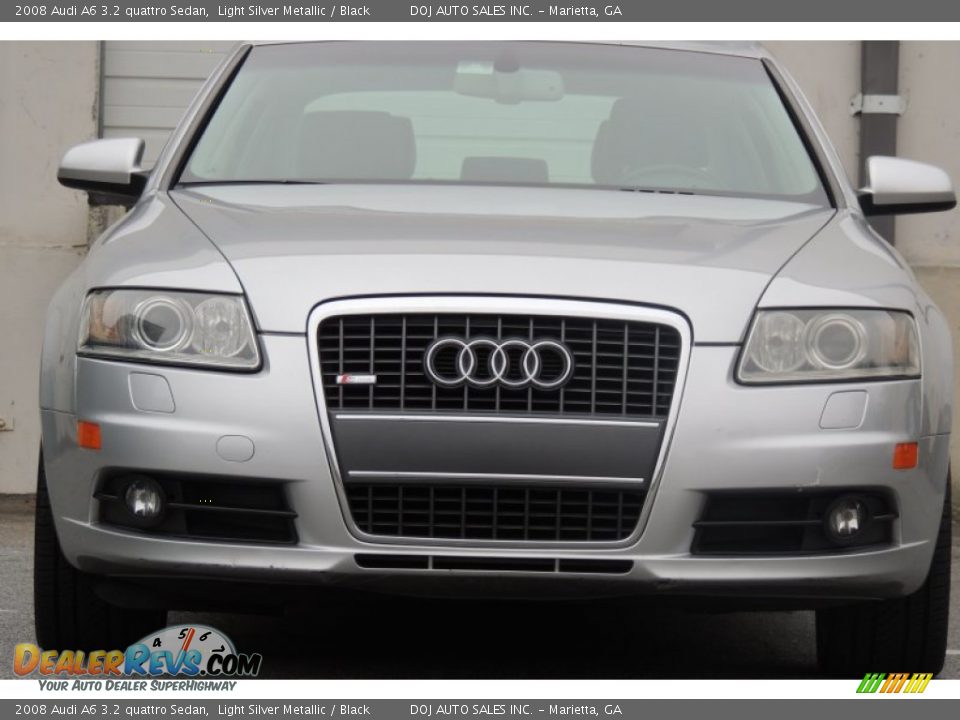 2008 Audi A6 3.2 quattro Sedan Light Silver Metallic / Black Photo #34