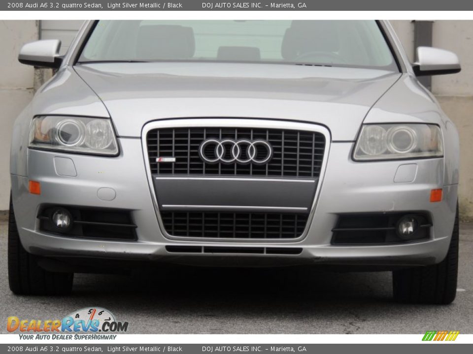 2008 Audi A6 3.2 quattro Sedan Light Silver Metallic / Black Photo #35