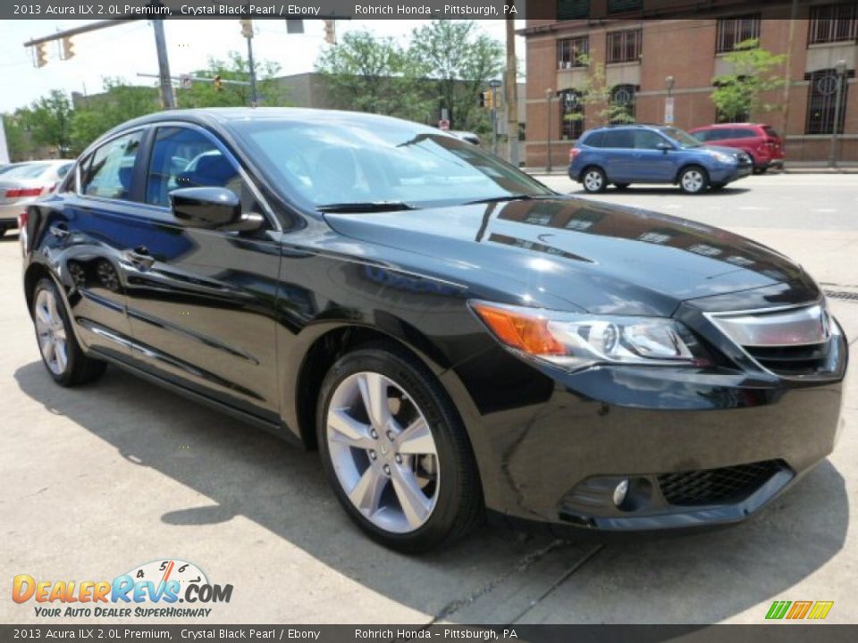 2013 Acura ILX 2.0L Premium Crystal Black Pearl / Ebony Photo #3
