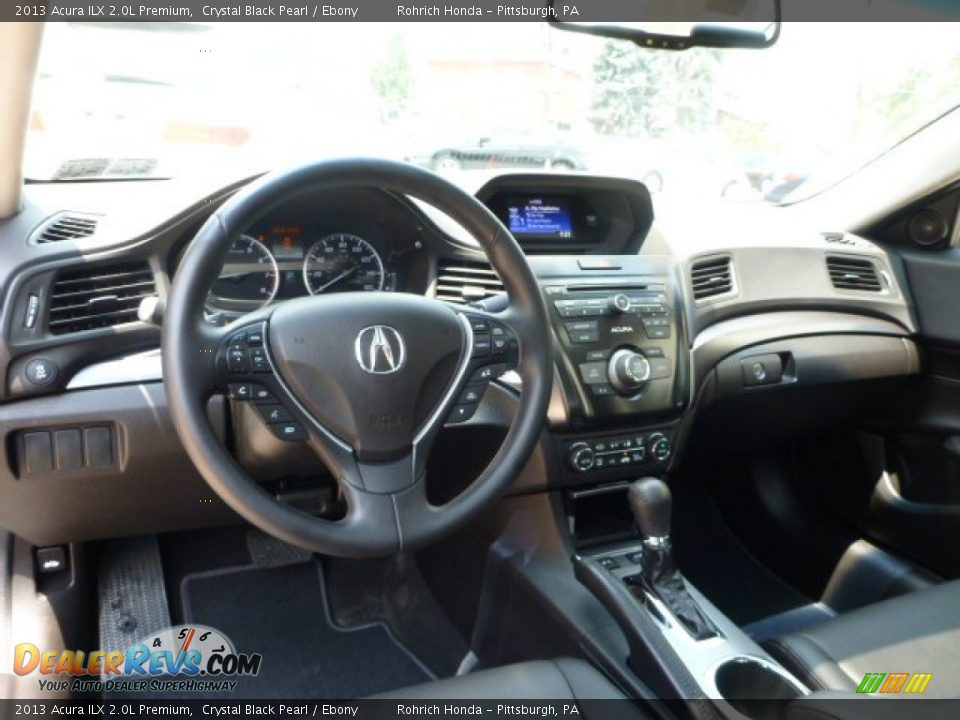 2013 Acura ILX 2.0L Premium Crystal Black Pearl / Ebony Photo #6