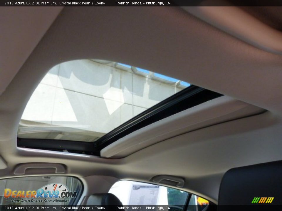 2013 Acura ILX 2.0L Premium Crystal Black Pearl / Ebony Photo #7