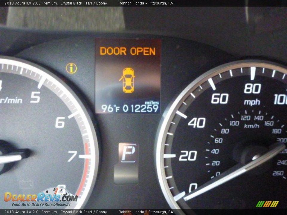 2013 Acura ILX 2.0L Premium Crystal Black Pearl / Ebony Photo #9