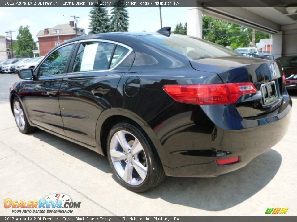 2013 Acura ILX 2.0L Premium Crystal Black Pearl / Ebony Photo #10