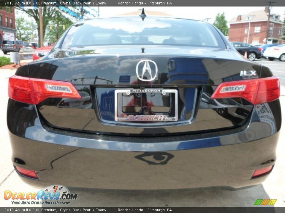 2013 Acura ILX 2.0L Premium Crystal Black Pearl / Ebony Photo #11