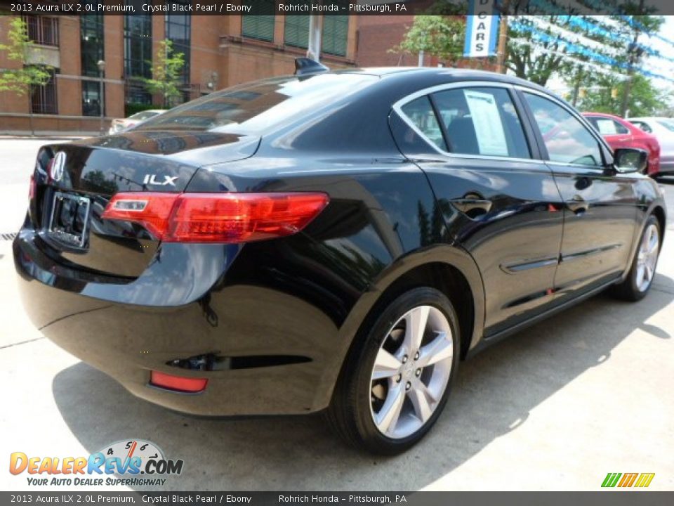 2013 Acura ILX 2.0L Premium Crystal Black Pearl / Ebony Photo #12