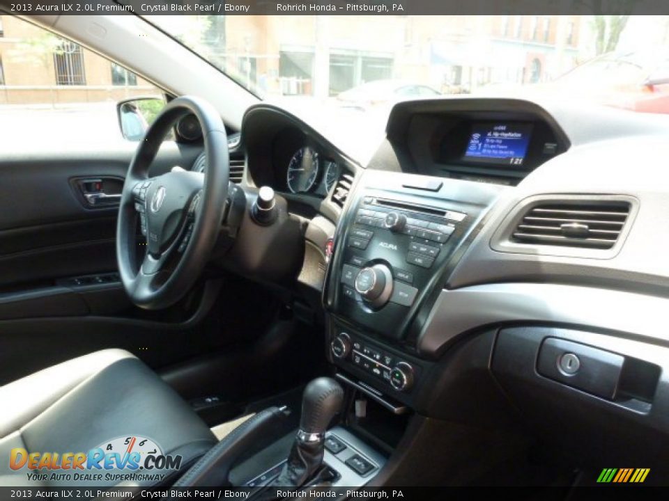 2013 Acura ILX 2.0L Premium Crystal Black Pearl / Ebony Photo #16