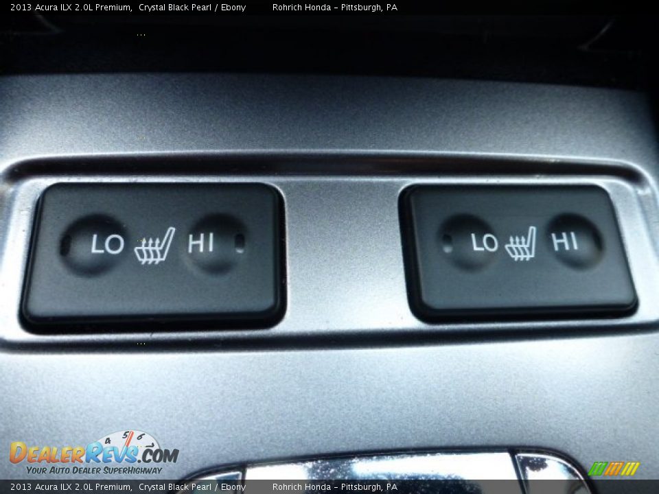 2013 Acura ILX 2.0L Premium Crystal Black Pearl / Ebony Photo #21