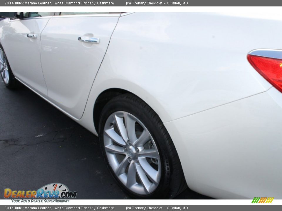 2014 Buick Verano Leather White Diamond Tricoat / Cashmere Photo #4