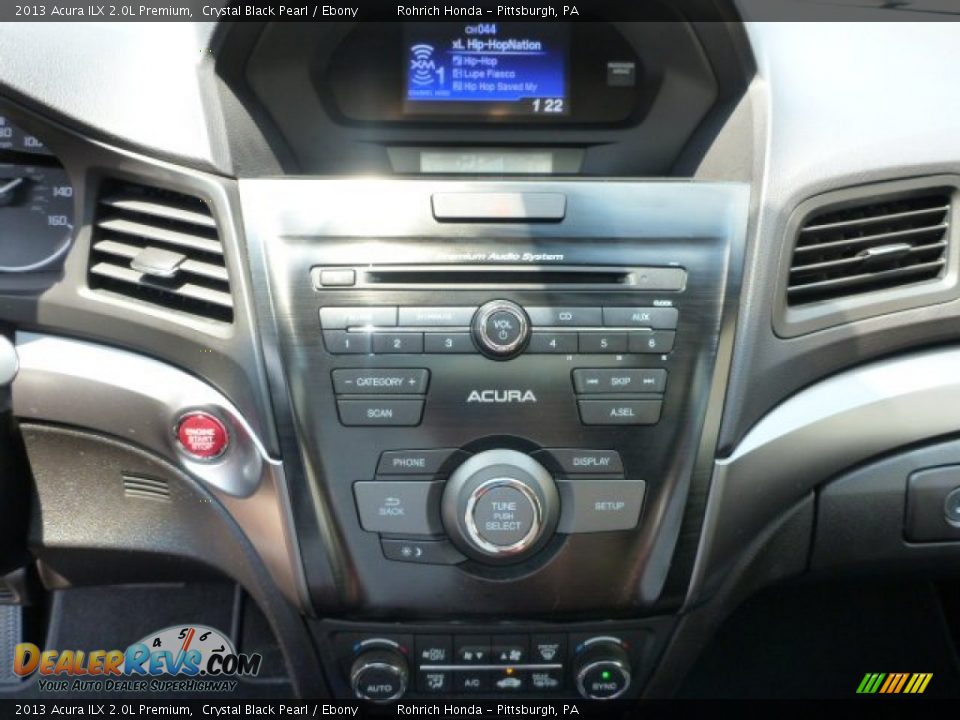 2013 Acura ILX 2.0L Premium Crystal Black Pearl / Ebony Photo #24
