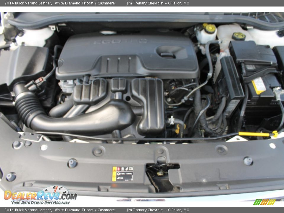 2014 Buick Verano Leather White Diamond Tricoat / Cashmere Photo #7