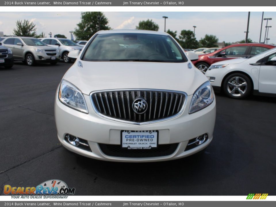 2014 Buick Verano Leather White Diamond Tricoat / Cashmere Photo #8