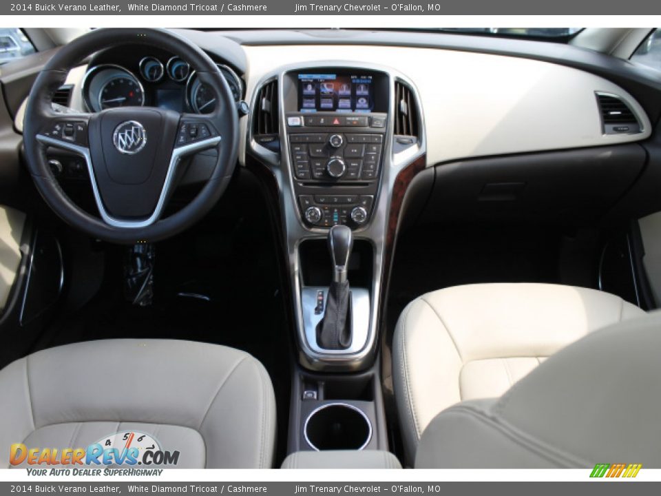 2014 Buick Verano Leather White Diamond Tricoat / Cashmere Photo #10