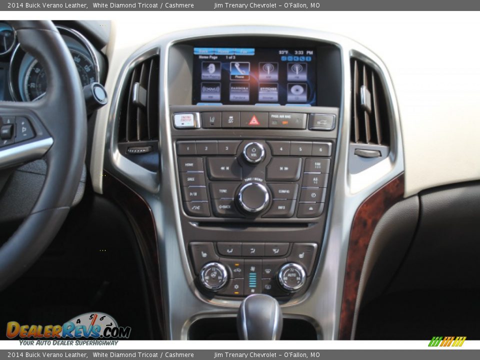 2014 Buick Verano Leather White Diamond Tricoat / Cashmere Photo #12