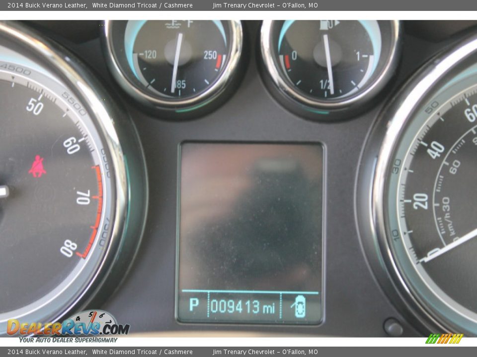 2014 Buick Verano Leather White Diamond Tricoat / Cashmere Photo #14