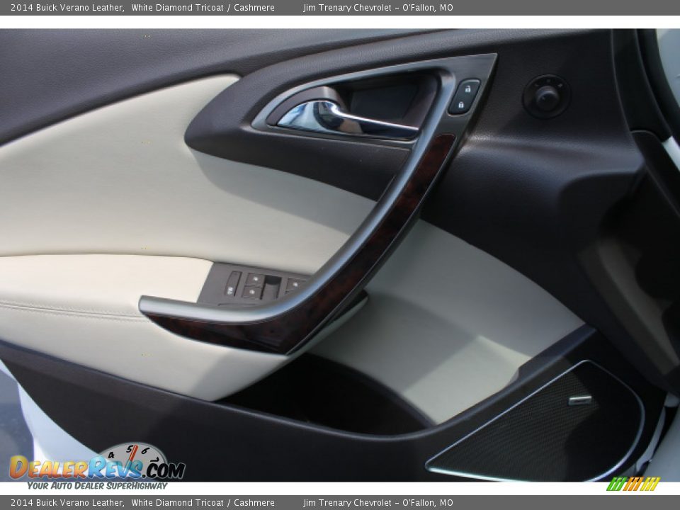 2014 Buick Verano Leather White Diamond Tricoat / Cashmere Photo #15