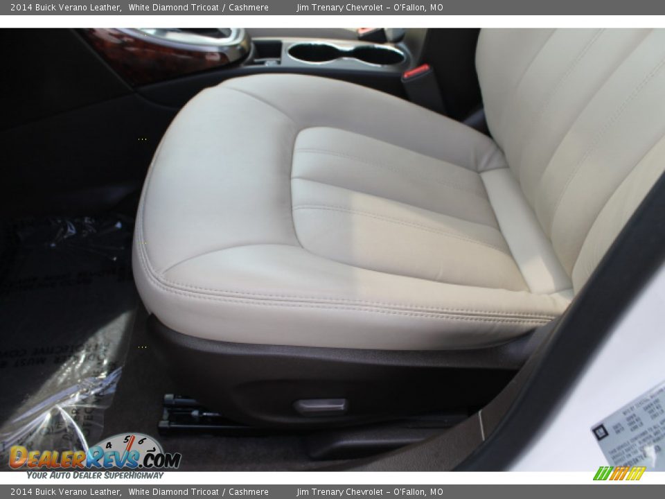 2014 Buick Verano Leather White Diamond Tricoat / Cashmere Photo #16