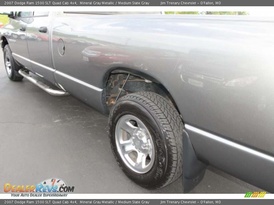 2007 Dodge Ram 1500 SLT Quad Cab 4x4 Mineral Gray Metallic / Medium Slate Gray Photo #4