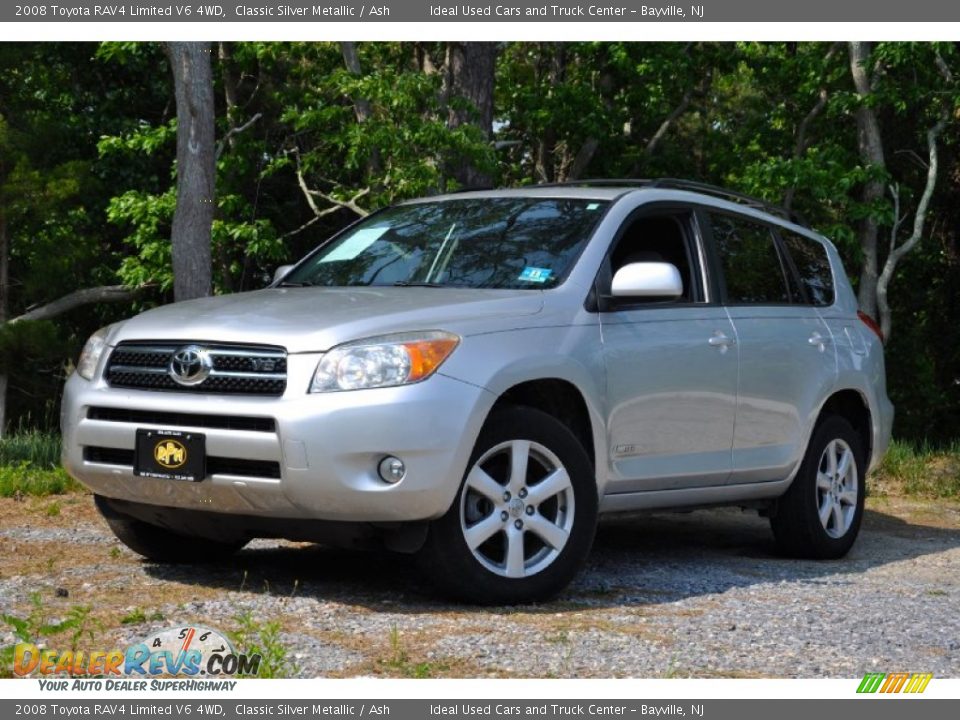 2008 Toyota RAV4 Limited V6 4WD Classic Silver Metallic / Ash Photo #1