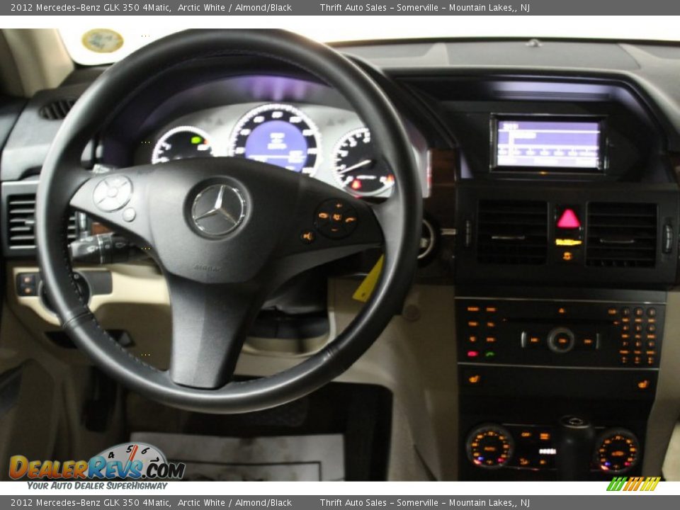 2012 Mercedes-Benz GLK 350 4Matic Arctic White / Almond/Black Photo #2