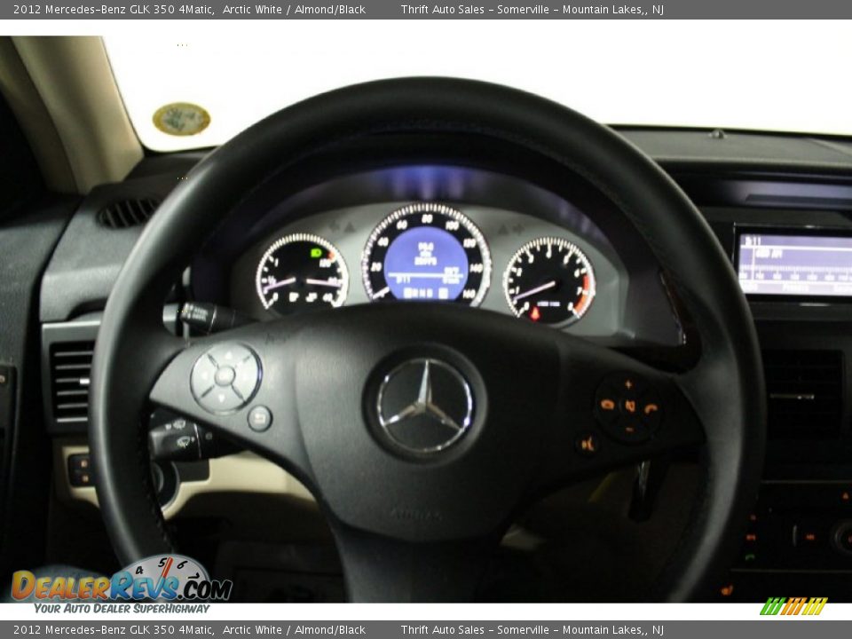 2012 Mercedes-Benz GLK 350 4Matic Arctic White / Almond/Black Photo #17