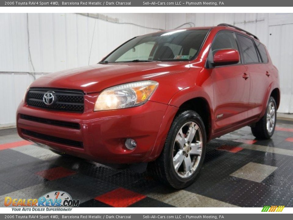 2006 Toyota RAV4 Sport 4WD Barcelona Red Metallic / Dark Charcoal Photo #3