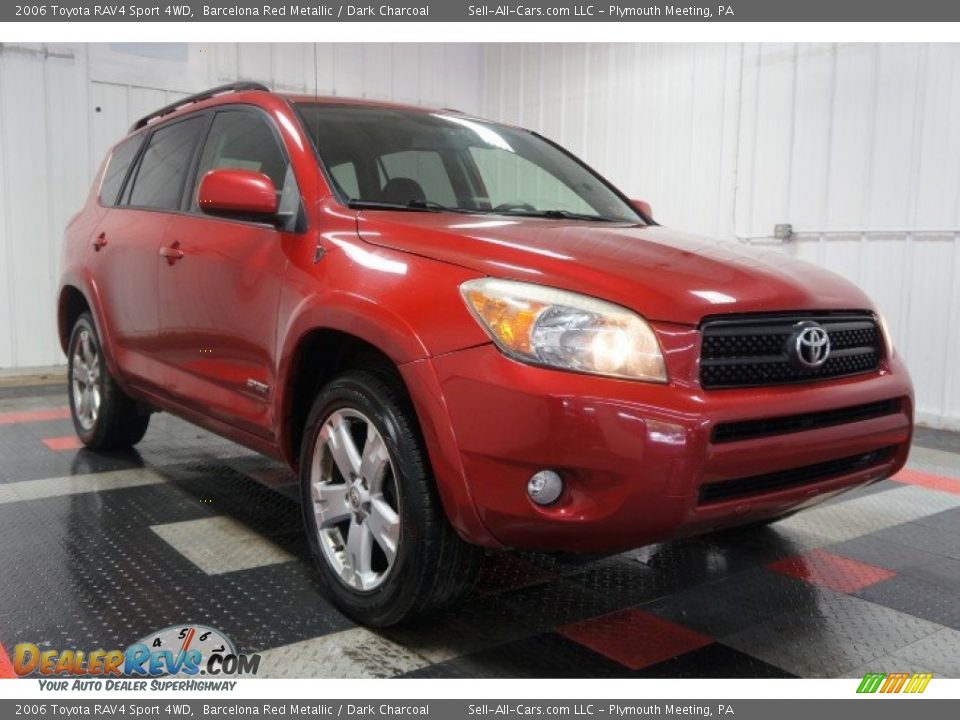 2006 Toyota RAV4 Sport 4WD Barcelona Red Metallic / Dark Charcoal Photo #5
