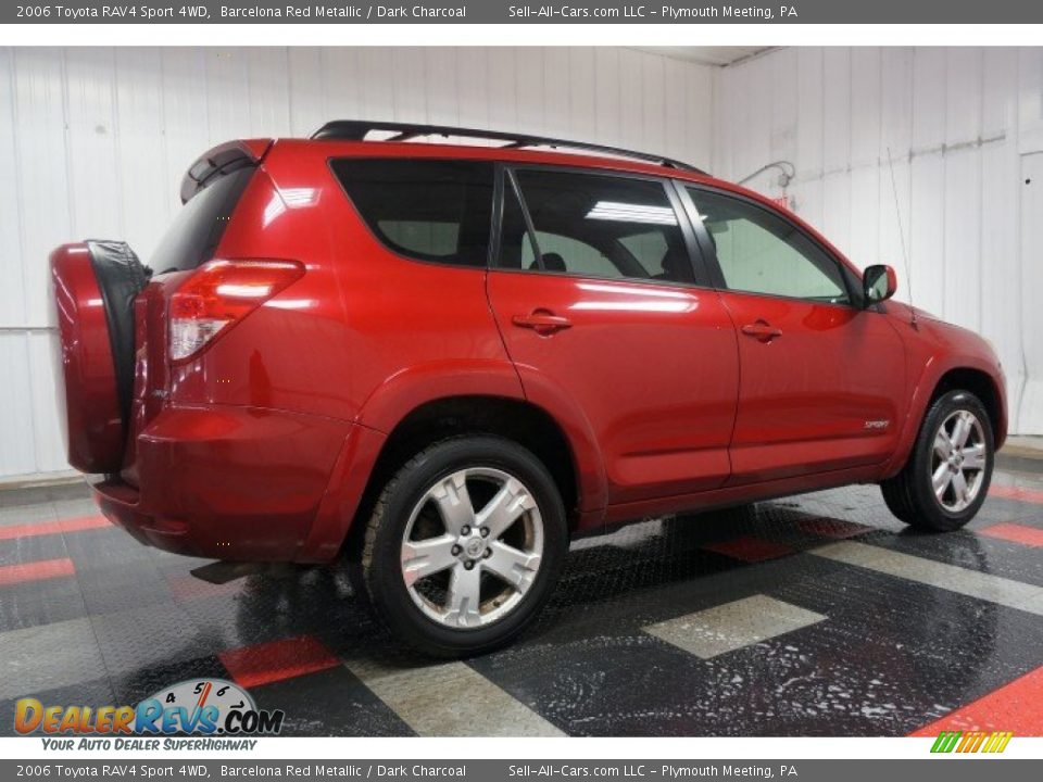2006 Toyota RAV4 Sport 4WD Barcelona Red Metallic / Dark Charcoal Photo #7