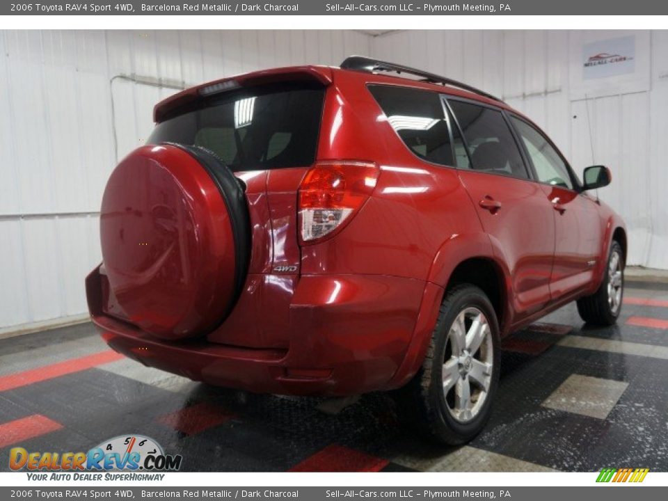 2006 Toyota RAV4 Sport 4WD Barcelona Red Metallic / Dark Charcoal Photo #8