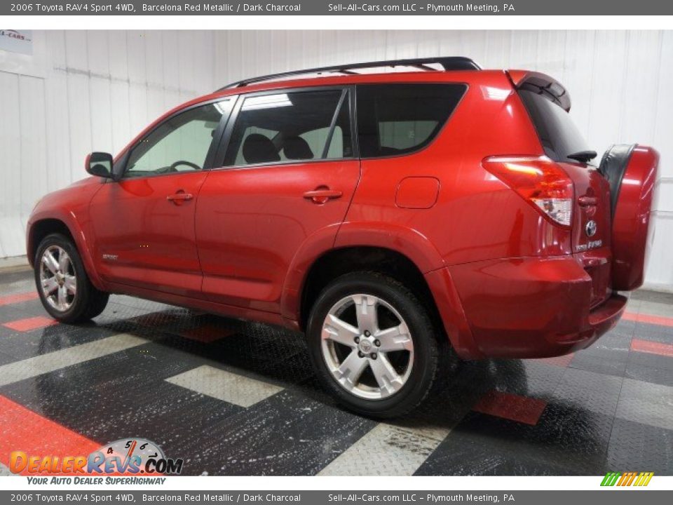 2006 Toyota RAV4 Sport 4WD Barcelona Red Metallic / Dark Charcoal Photo #11