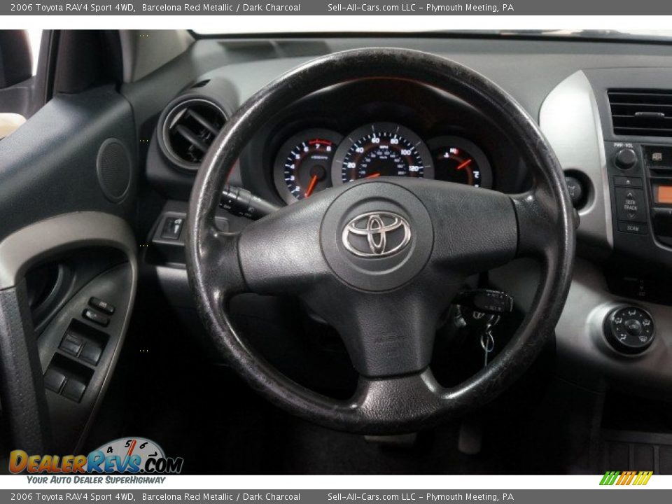 2006 Toyota RAV4 Sport 4WD Barcelona Red Metallic / Dark Charcoal Photo #22